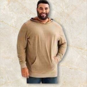 Sonoma Good For Life Men's Brown Long Sleeve Hoodie-Size XXL NWT